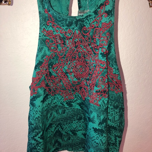 Urban Outfitters ECOTE Halter Crop Tank Top Sz M - Picture 2 of 8